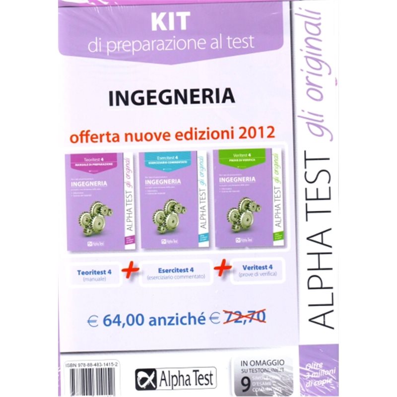 Kit di preparazione al test di Ingegneria